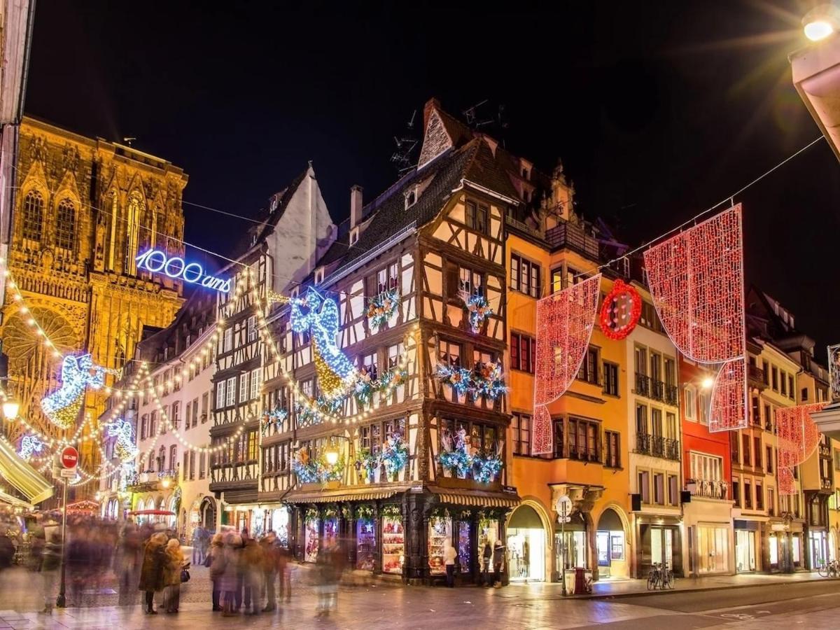 Apartamento Vue Degagee, Cuisine Moderne Et Wifi Estrasburgo Exterior foto