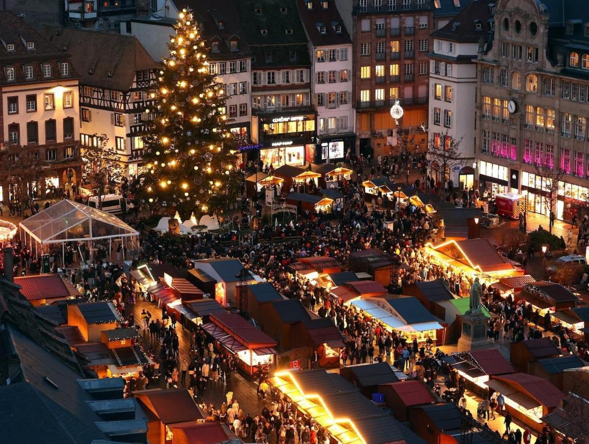Apartamento Vue Degagee, Cuisine Moderne Et Wifi Estrasburgo Exterior foto