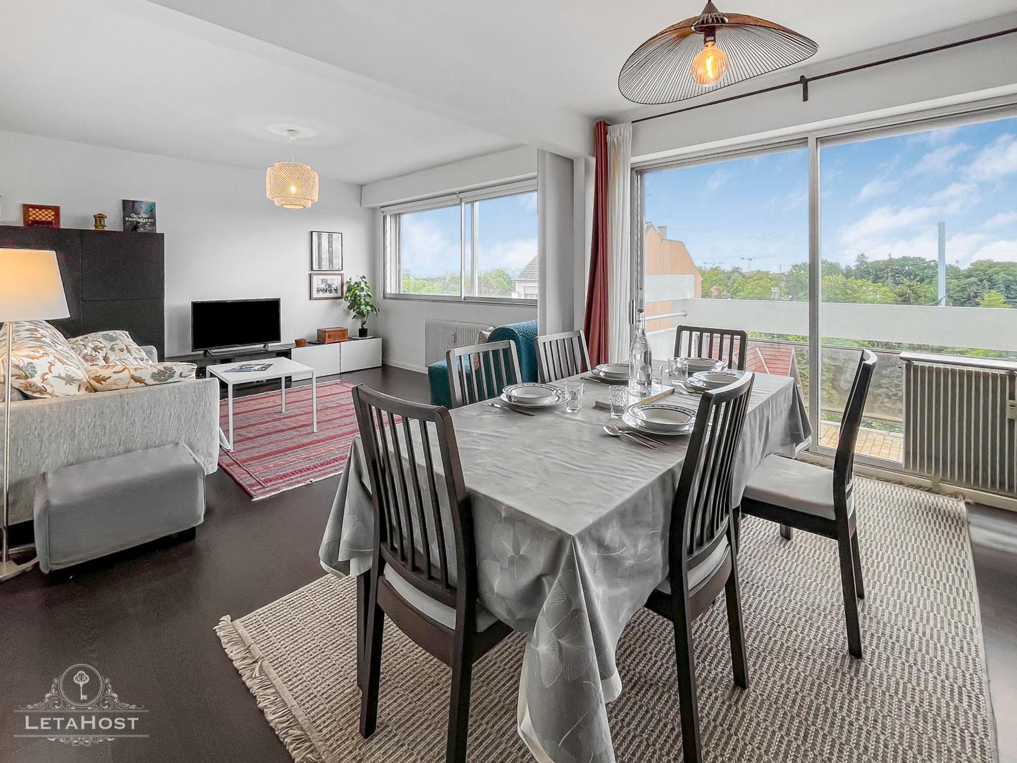Apartamento Vue Degagee, Cuisine Moderne Et Wifi Estrasburgo Exterior foto